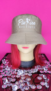 PINKIEE BUCKET HAT (TAN)